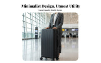 Ridged Hard-Shell Large Capacity Hardside Carry-on Long-Lasting