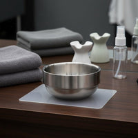 Stainless Steel Shaving Bowl Long-Lasting Shaving Soap Bowl Portable