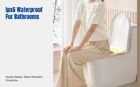 Smart Thermostatic Toilet Seat, PP Board, Waterproof, Quiet, Multiple Sizes, Easy Install, Family Use
