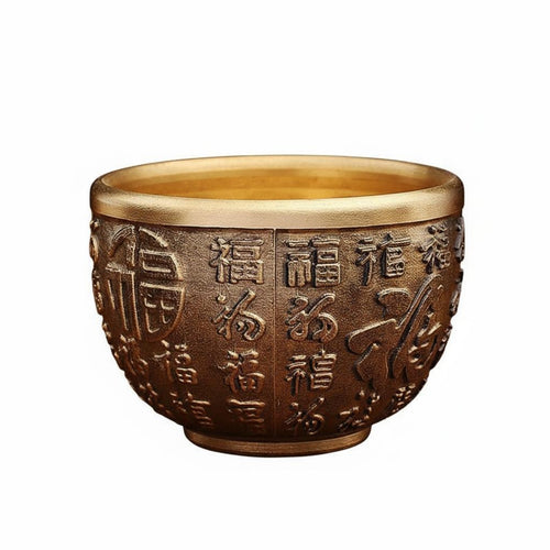 Chinese Dragon Phoenix Cup Auspicious Patterns Dragon Phoenix Design Cup