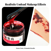 Coagulated hemoglobin substitute Gel Easy to Clean Fake Wound Kit authenticistic Effect for Actors