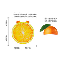 Orange Slice Costume Loose Fit Funny Orange Outfit Comfortable for Masquerade