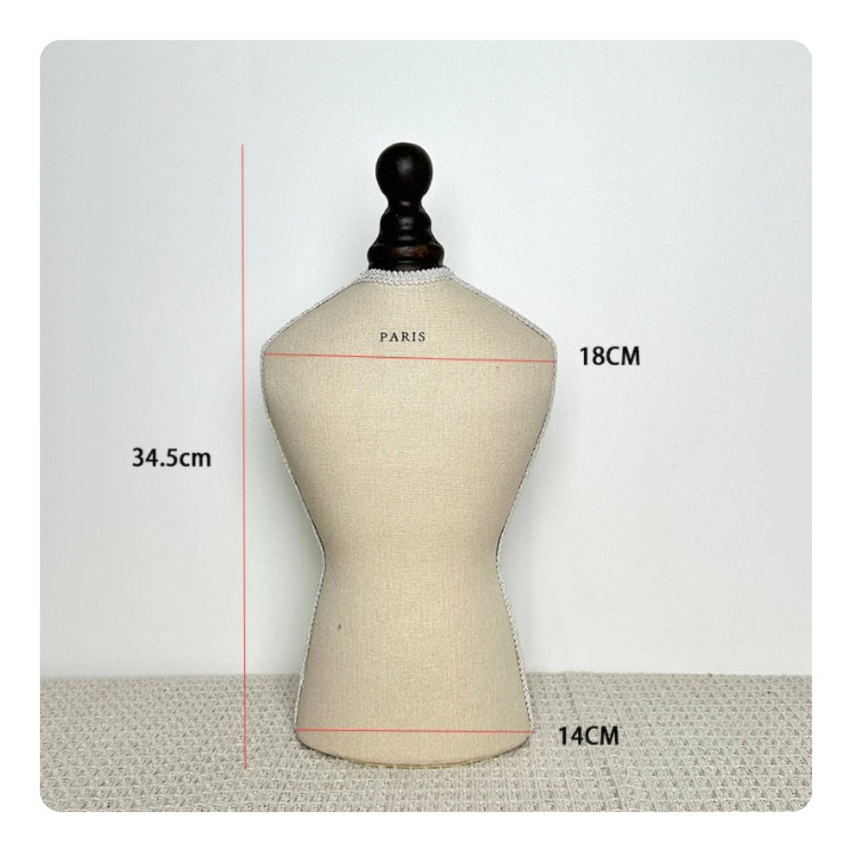 Necklace Bust Stand Tabletop Bust Necklace Display Sturdy Base for Market Stall