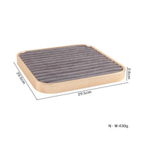 Square Jewelry Display Tray Rounded Corners Storage Polished Metal Rim