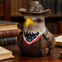 Liberty Eagle Duck Statue Detailed Patriotic Eagle Statue Handmade Look