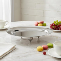 Oval Serving Tray Raised Edge Oval Platter Shallow Serving Pieces