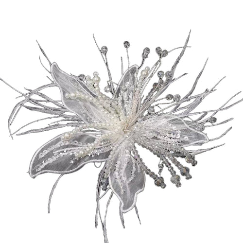 Floral Hair Fastener Elegant Lace Hair Tie Lace Scrunchie Sweet Design Ruffle Scrunchie French Design for Women, Weddings