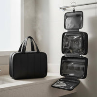 Foldable Hanging Toiletry Bag Water-Resistant Hanging Toiletry Bag Easy to Clean
