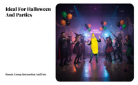 Gender-Neutral Banana Costume Lightweight Adult Banana Costume Comfortable Fit for Adults, Halloween, Stage Performances, Festivals