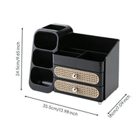 Multi-Compartment Makeup Organizer Large Capacity Lipstick Organizer Box Space Saving Lipstick Holder for Dressing Table