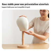 Hat Display Mannequin Easy Assembly Mannequin Head Hat Holder Stable Base