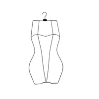 Swimsuit Hanger Lightweight Bikini Hanger Classic for Retailers