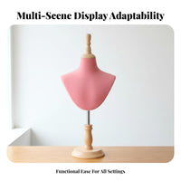 Necklace Display Bust Pinnable Half Body Mannequin Display Long-Lasting