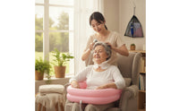 Shampoo Basin with Drainage Pouch Supportive for Bedside, Bedridden Patients