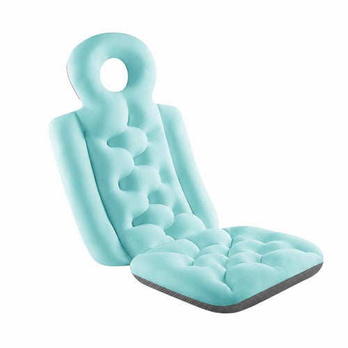 Full Body Bath Pillow Single-Piece Design Bathtub Backrest Cushion Quick Drying