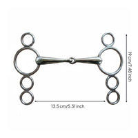 Stainless Steel Horse Rust Resistant Mullen Mouth Colorfast for Training