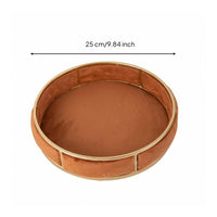 Round Jewelry Display Tray uncoveredTop Band Holder Dish Segmented for Counter