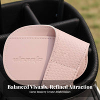 Sport Iron Cover Thickened Sport Iron Headcover Set Embroidered Club Cover Long-Lasting Water Resistant for Storage