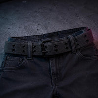 Woven Canvas Belt Tapered Tip Wearing Accessory Casual Design for Workwear