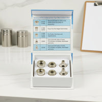 6 Pieces Abrasive Dermabrasion Head Tapered Microcrystal Grinding Tip