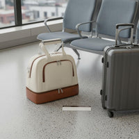 Double Layer Travel Bag Lightweight Waterproof Travel Tote Dry Wet Separation