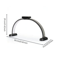 Half Moon Lamp Foldable Half Moon Light Beauty Lamp with Wireless Controller Control LED Manicure Table Light Curved