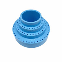 Cylindrical Organizer with Holes Tiered Perforated Storage Container Round