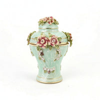Jewelry Box with Hinged Lid Glossy Trinket Box with Lid Decorative for Dresser