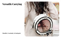 Adjustable Straps Convertible Pin Display Backpack Versatile Design Pin Display Purse for Conventions, Casual Outings