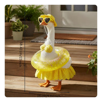 Porch Goose Swim Donut Costume Polka Dot Pattern Porch Goose Bikini Set