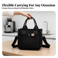 Multi-Pocket Utility Bag Multiple Carrying choices Shoulder Purse for Work, Moms