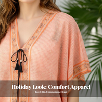 Pullover Loose Fit Women's Top Lightweight for Chilly Days