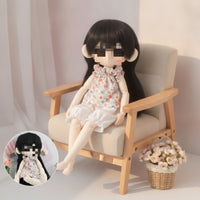 Doll Dress with Bloomers Sleeveless 60cm Doll Clothes Ruffled for Shelf Display