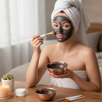 24 Pieces Facial Face Pack Mixing Kit Reusable Facial Face Pack Brush Set Portable Flat Brush Set