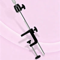 Training Head Stand Metal Hair Mannequin Holder Stable Base for Salon, Stylists