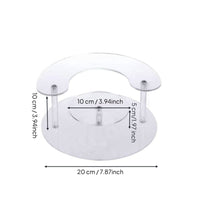 Transparent Perfume Display Rack Desktop Acrylic Riser Stand Easy to Clean