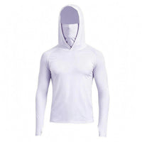 Fishing Sun Protection Shirt Smooth Finish Rash Guard Hoodie Thumb Holes