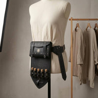 Medieval Waist Bag Adjustable Strap Cosplay Belt Bag Rustic Style for Cosplayers