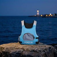 Buoyancy Vest with Pocket Secure PFD Lightweight for Fishing, Jet Skiing, Adults