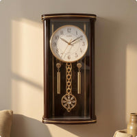 Pendulum Wall Clock Trim Quartz Pendulum Clock Powered