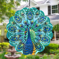 3D Owl Wind Gift Idea Owl Wind Weather Resistant for Yard, Patio