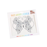 Eco-Friendly Acrylic Crystal Chest Sticker, Body Decoration, Party