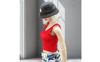 1/6 Scale Sleeveless Top Multiple Hues Available 1/6 Scale Vest 12 Inch Doll Sleeveless Shirt Ribbed Texture Toy Accessory