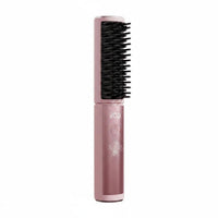 Wireless Straightening Brush Rapid Heating Negative Ionic Hair Straightener