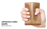 Soft Feel Case Blocking men's Document Holder for Professionals, Commuters