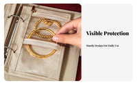 Anti-Oxidation Jewelry Storage Book Transparent Pockets Gold Bar Storage Case Large Capacity for Women, Daily Use, Dresser, Safe Deposit Box