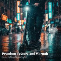 Waterproof Motorcycle Leg Warmers Easy On Detach Fastener Motorcycle Leg Warmers Fleece Lined Knee Guards Reflective Strips