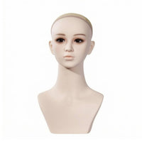 Mannequin Head Bust PVC Female Mannequin Head Photography Prop