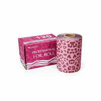 Leopard Print Highlighting Foil Non-Slip Grip Salon Supply Built-In