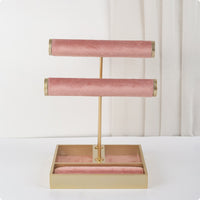 Earring and Band Organizer Two-Tier Layer Accessory Storage Compartment Tray